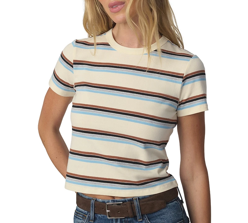 Joe's Jeans Women's Crewneck Pull-On Baby T-Shirt