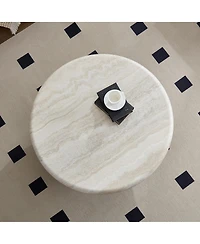 Streamdale Furniture Modern Round Coffee Table, Perfect for Living Room Decor, Assembly Required