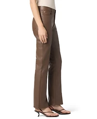 Hudson Jeans Women's Blair High-Rise Faux-Leather Bootcut Pants