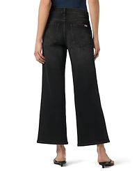 Hudson Jeans Women's Rosalie High-Rise Wide-Leg Cropped Ankle