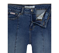 Calvin Klein Girls' 7-16 Logo Denim Jeans