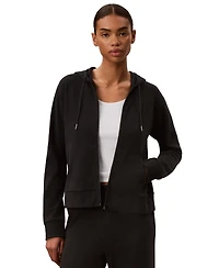 Calvin Klein Performance Women's Icon Sport Waffle Full-Zip Hoodie