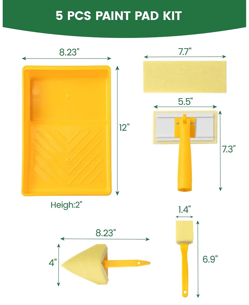 Xdovet T Pad Edger Tool Kit Corner Walls Ceiling 5pieces