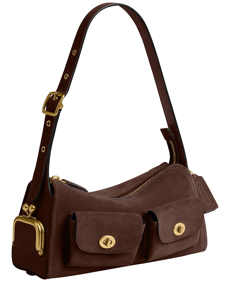 Coach Originals Turn-Lock Haversack Small Shoulder Handbag 27