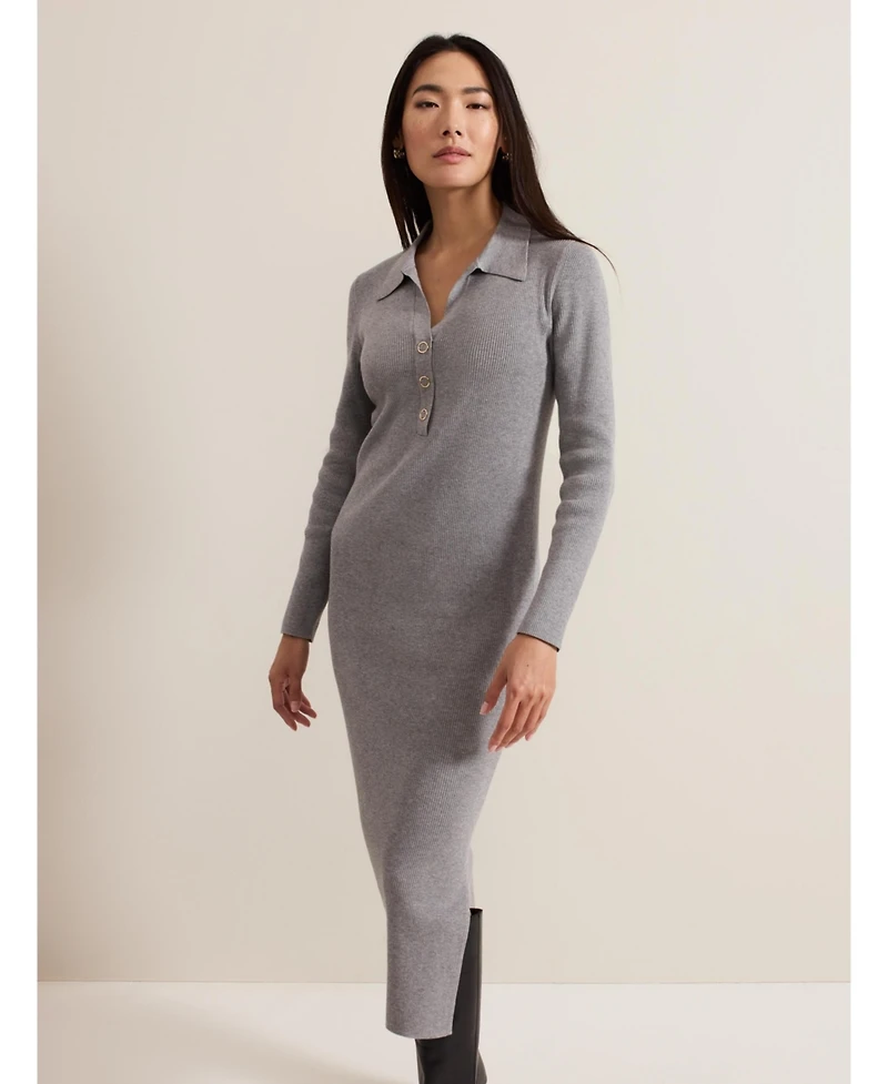 Phase Eight Women's Lucy Collared Midi Dress