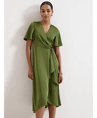 Phase Eight Women's Julissa V-Neck Satin Dress