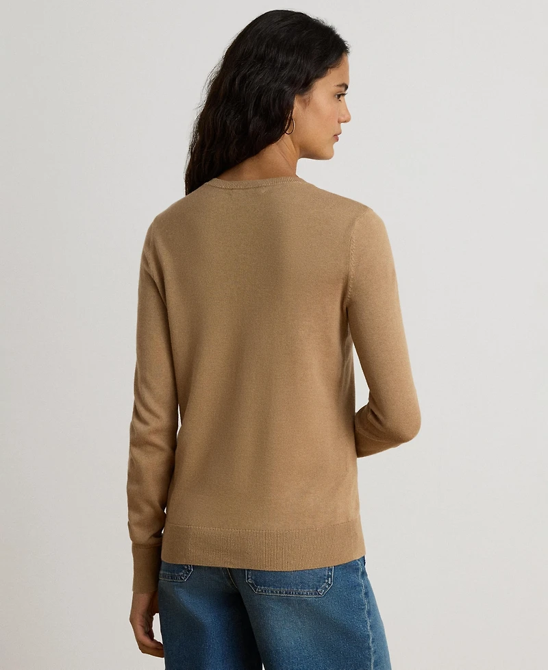 Lauren Ralph Women's Long-Sleeve Crewneck Sweater