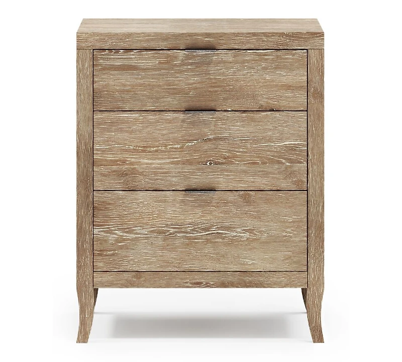 Bernhardt Tribeca 24" Wood 3-Drawers Nightstand