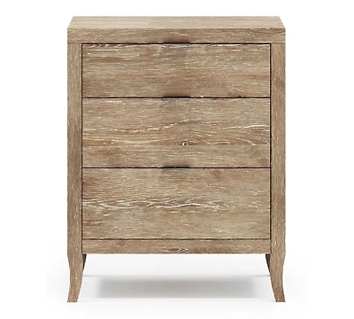 Bernhardt Tribeca 24" Wood 3-Drawers Nightstand