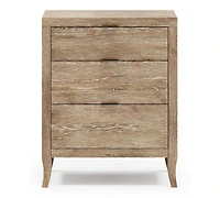 Bernhardt Tribeca 24" Wood 3-Drawers Nightstand