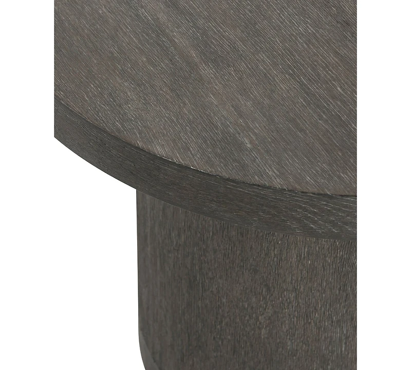 Bernhardt Tribeca 26" Wood Pedestal Side Table