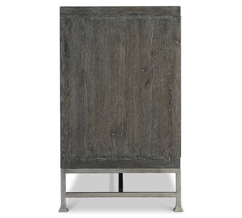 Bernhardt Tribeca 80.38" Wood & Steel Entertainment Credenza