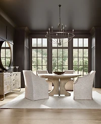 Bernhardt Tribeca 60" Wood Round Dining Table