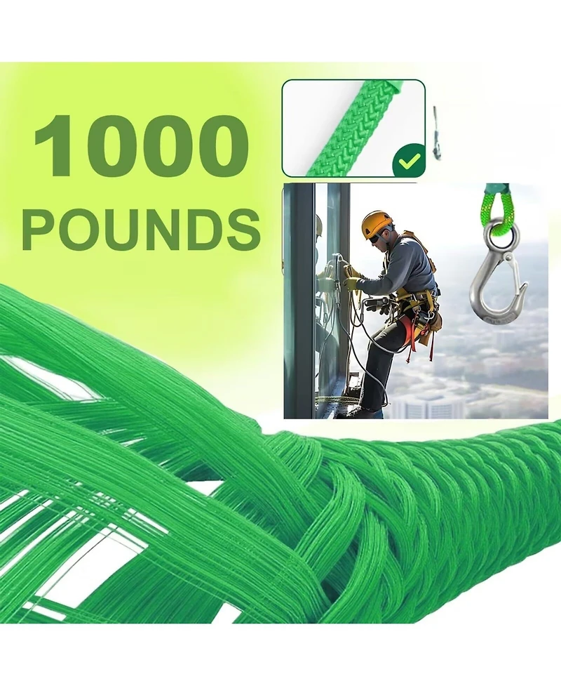 Piscifun Heavy Duty Tree Swing Rope Kit Hammock Straps With Carabiners 2 Pack