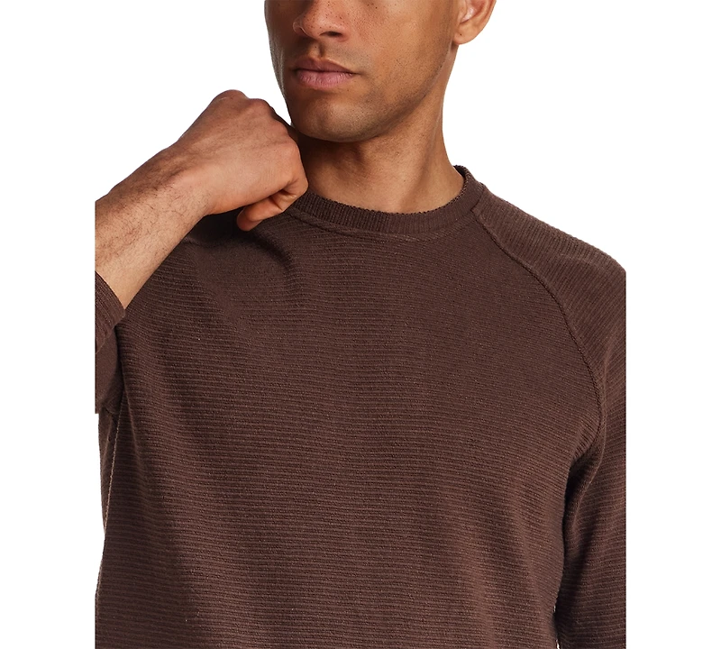 Weatherproof Vintage Men's Ribbed Raglan Crewneck T-Shirt