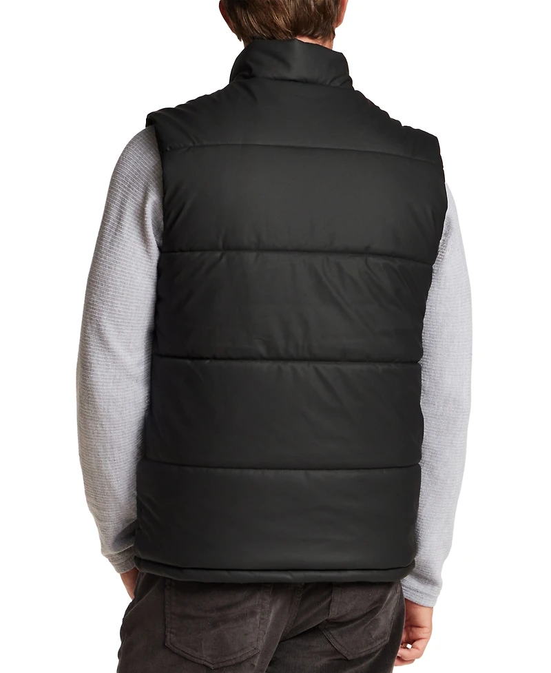Weatherproof Vintage Men's Matte Zip Front Puffer Vest