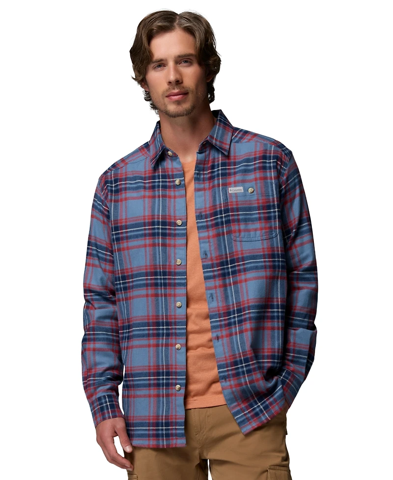 Columbia Men's Cornell Woods Flannel Long Sleeve Shirt