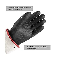 Xdovet Heat Resistant Bbq Gloves Waterproof Neoprene Coating