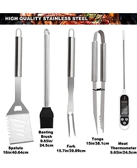 Xdovet Bbq Grill Accessories Set Stainless Steel Case