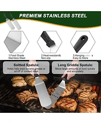 Xdovet Griddle Accessories Spatula Set Basting Cover Outdoor Barbecue