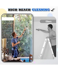 Xdovet Scraper Tool Long Handle Heavy Duty Window Tile Ceiling Cleaning