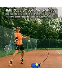 Aofar Tennis Rackets Set 2 Players 4 Balls 3 Overgrips Bag