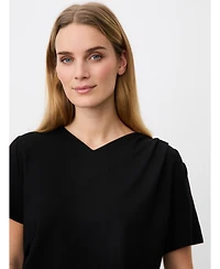 Masai Copenhagen Women's MaDorel V-Neck Short-Sleeve Draped T-Shirt