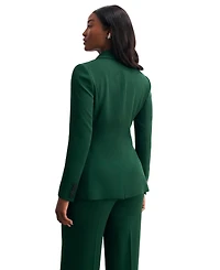 The Fold Women's Double-Breasted Tailored Blazer