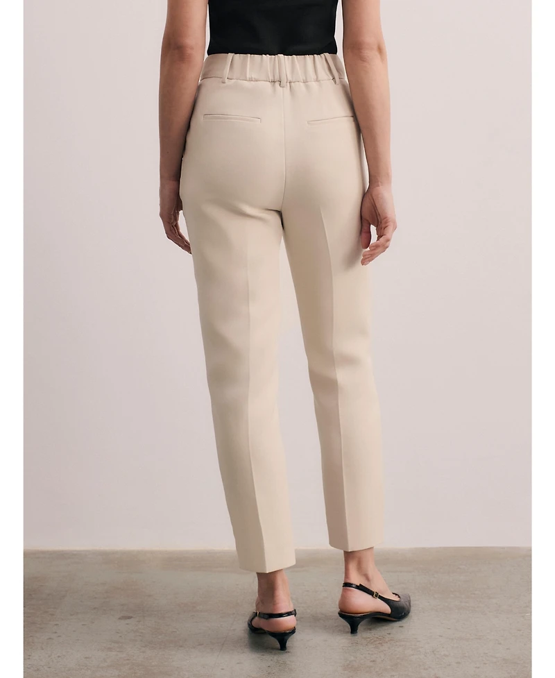 The Fold Women's Tavira Doppio Crepe Pants