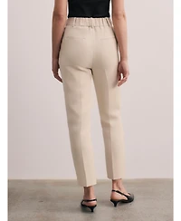 The Fold Women's Tavira Doppio Crepe Pants