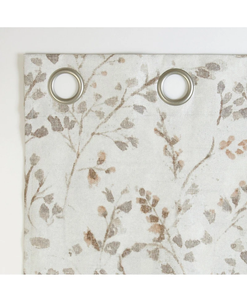 Sun Zero Bria Antique Botanical 100percentage Blackout Grommet Curtain Panel