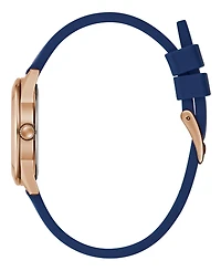 Guess Women's Quartz Blue Silicone Watch 32mm