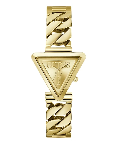 Guess Women's Quartz Gold -Tone Stainless Steel Watch 30mm x 34mm
