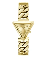 Guess Women's Quartz Gold -Tone Stainless Steel Watch 30mm x 34mm
