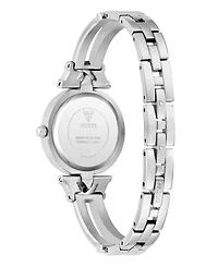 Guess Women's Quartz Silver-Tone Stainless Steel Watch 28mm