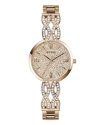 Guess Women's Quartz Rose Gold-Tone Stainless Steel Watch 32mm