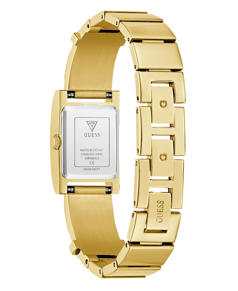 Guess Women's Gold -Tone Stainless Steel Watch 43 mm x 42 mm