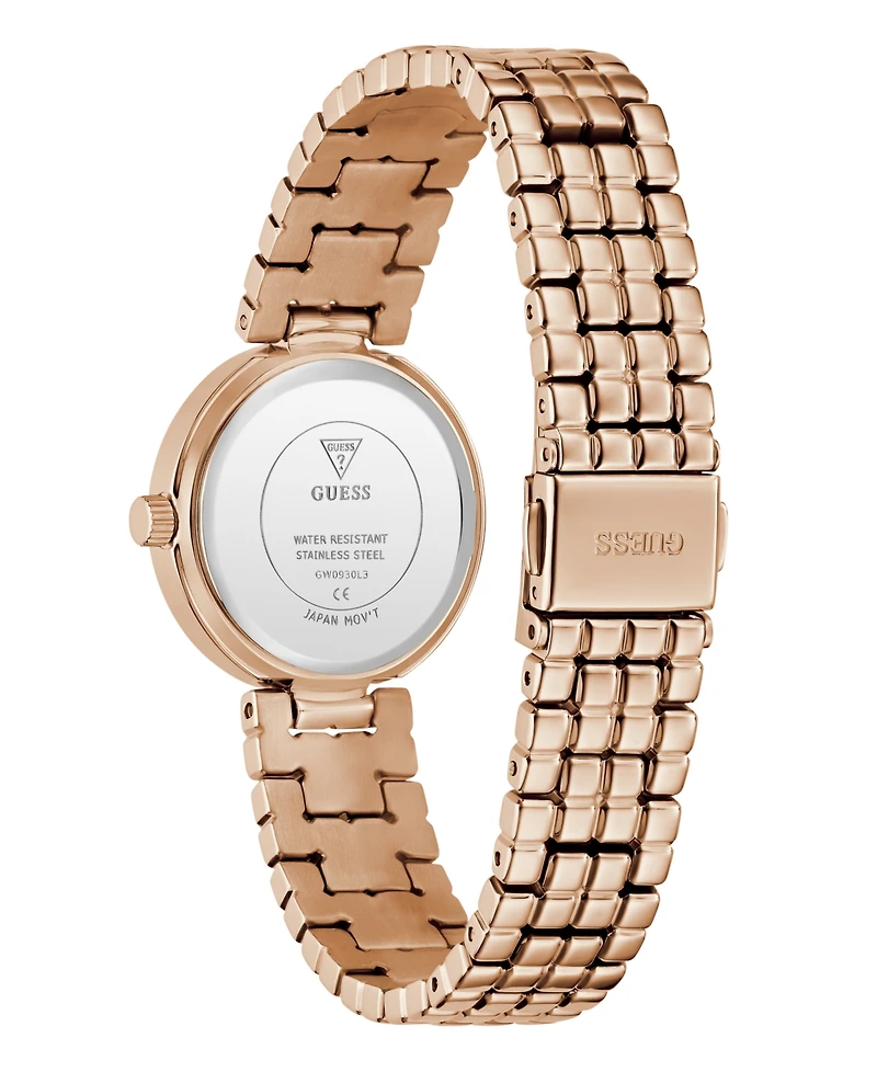 Guess Women's Quartz Rose Gold -Tone Stainless Steel Watch 28mm