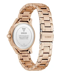 Guess Women's Quartz Rose Gold-Tone Stainless Steel Watch 35mm