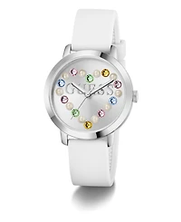 Guess Women's White Silicone Watch 36mm