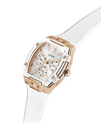 Guess Women's Quartz White Silicone Watch 42mm x 35mm