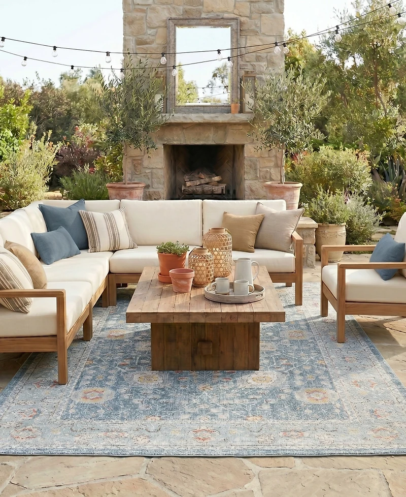 Lr Home Heirloom Ant-452 4'x6' Area Rug