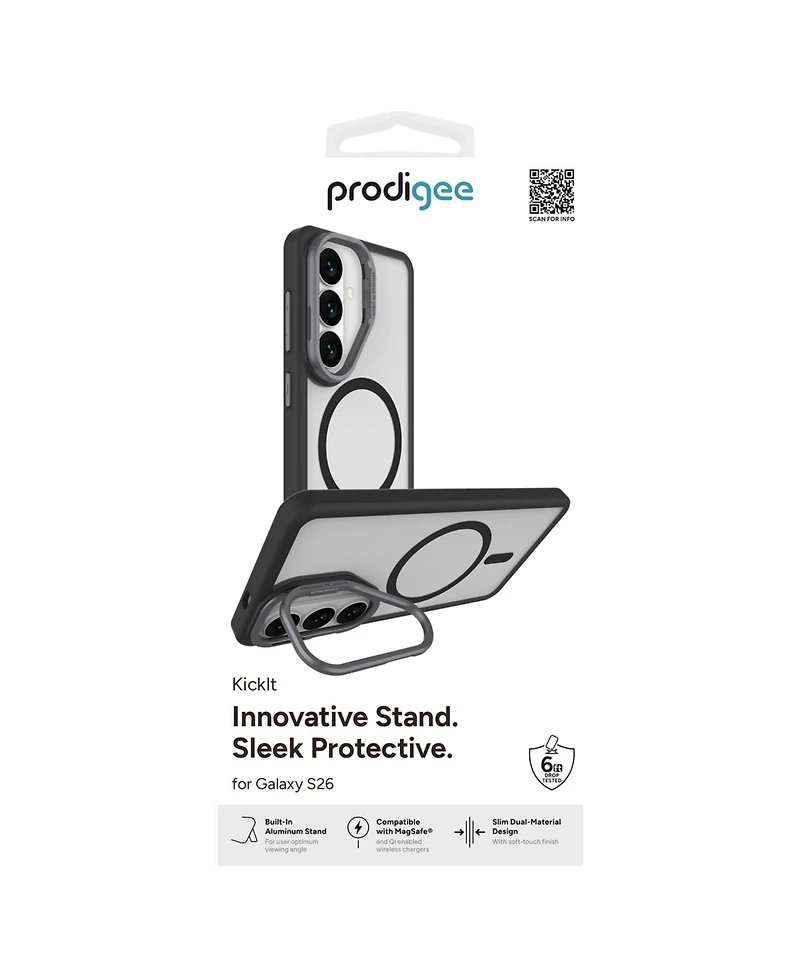 Prodigee Kick It MagSafe Built-in Kickstand Case for Samsung Galaxy S26