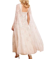 Needle & Thread Women's Versailles Ditsy Cape Sleeve Ankle Gown