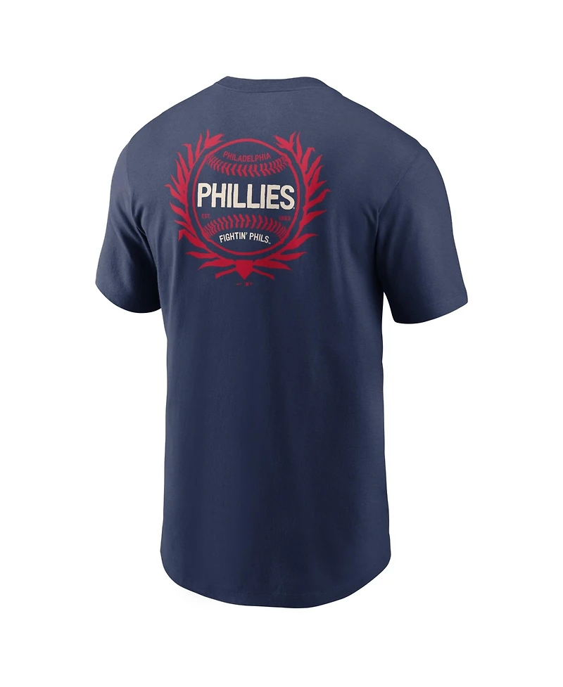 Nike Men's Navy Philadelphia Phillies 2026 Field of Dreams Two Hit T-Shirt
