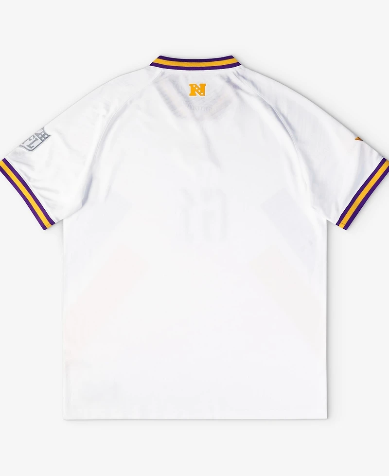 Fanatics Men's White Minnesota Vikings Football x Football V-Neck Fan Top