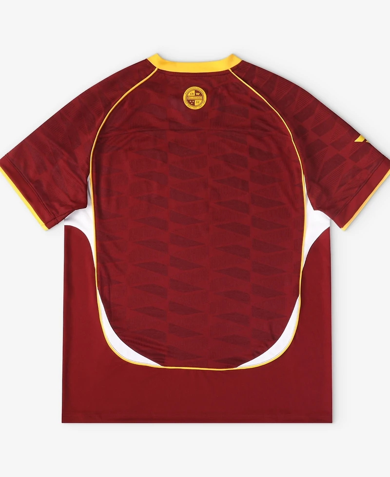 Fanatics Men's Burgundy Washington Commanders Football x Football Collared Fan Top
