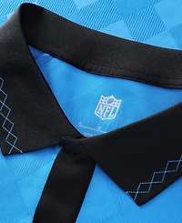 Fanatics Big Boys and Girls Blue Carolina Panthers Football x Collared Fan Top