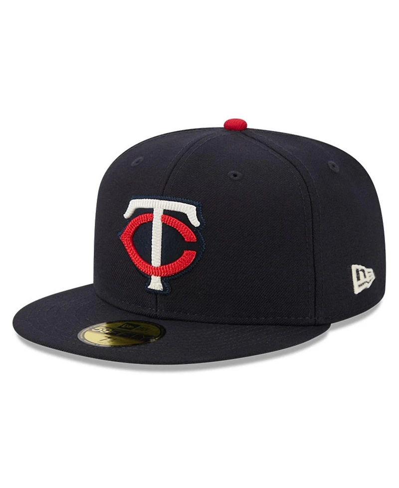 New Era Men's Navy Minnesota Twins 2026 Field of Dreams 59FIFTY Fitted Hat