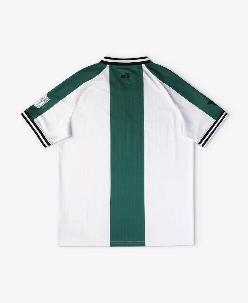 Fanatics Big Boys and Girls White New York Jets Football x V-Neck Fan Top